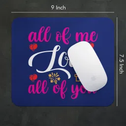 LASTWAVE All Of Me Loves All Of You, Anti-Slip Rubber Base & Smooth Mouse Control Non Slip Base Mousepad image 2
