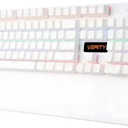 Verity Onyx RGB Mechanical Keyboard Wired USB Standard Multi-device Keyboard Compatible with Desktop, Laptop, Mac-0