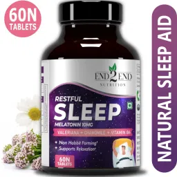Melatonin 10mg & Tagar 250mg Sleeping Pills, Helps Improve Sleep Quality-11