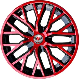 cubodeplato Delta RedBlack 14 inch Wheel Cover For Maruti, HYUNDAI, Datsun, Tata, Honda, Ford, Chevrolet, Nissan Universal For Car-picture-18