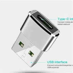 Etzin TYPE C TO MALE USB PACK OF 2 OTG ,DATA TRANFER ADAPTER EPL-1063TC USB Adapter image 3
