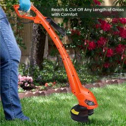oriley 400W Corded 22cm Cutting Diameter Portable Electric String Cutter Machine Corded Grass Trimmer image 5