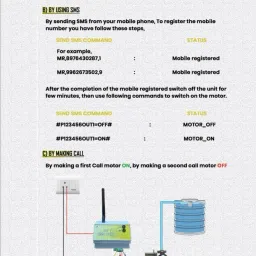 Ajlon GSM Unit Single Phase Motor ON/OFF Controller Multipurpose Controller image 4