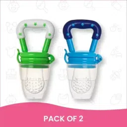 Pack Of 2 Pcs Silicone Baby Infant Fruit Feeder Dummy Pacifier Newborn Nipple Teether and Feeder-3