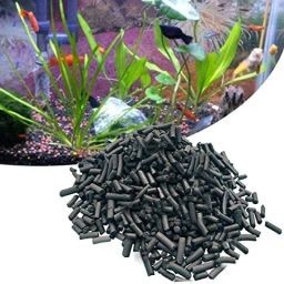 vayinato Activated Carbon Charcoal Aquarium Filter Media (500G, Pack of 2) with Net Bag Power Aquarium Filter image 3