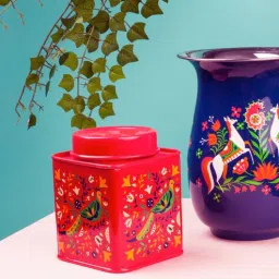 Bird Paradise Vintage 300ml Storage Jar by Chumbak-picture-10