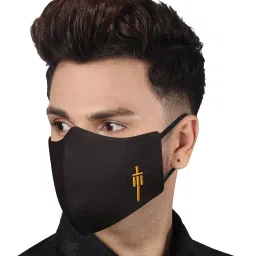 masq 4 Layer Protective, 100% Cotton Cloth Face Mask Combo for Men with Ear Loops Swords_Combo_XL_04 Reusable, Washable Cloth Mask image 3