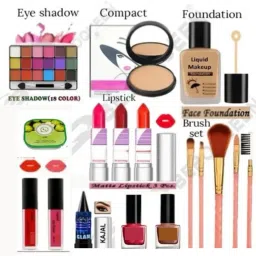 Women Makeup Kit and combo all pieces in one set (MULTICOLOR)-6