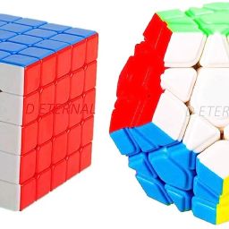 Speed Cube Combo Set of 5x5 and Megaminx High Seed Stickerless Speed Cubic Cube-image-72