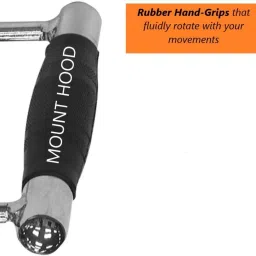 sarastore Gym Rowing Handle | Seated Row Handle | V Bar Handle | Cable Cross D Handle Archery Fletch image 4