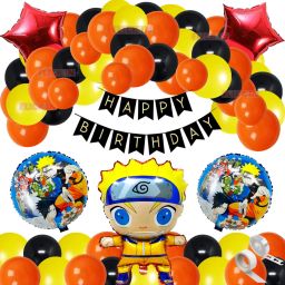 Naruto Theme Birthday Decoration Naruto Anime Balloons Anime Birthday Decoration-21