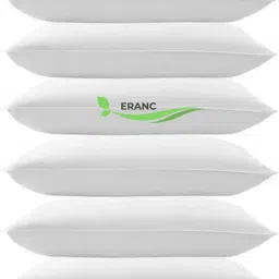 LUXURY Cotton Solid Sleeping Pillow Pack of 6-11