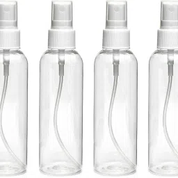 Transparent Plastic Empty Refillable Reusable Fine Mist Spray Bottle with Dust Cap 100 ml Spray Bottle-5