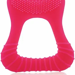 Tooth Shape Soft Silicone Baby Teether with Bristle & Carry Case, BPA Free, 6M+ Teether-10
