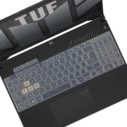 Saco Silicone Keyboard Cover Skin for 15.6 Inch Laptop Asus TUF Dash F15 FX517ZC-HN107WS/HN035WS/ HN083WS 15.6 Inch Laptop Keyboard Skin-39