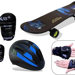 Dragon Fire Pro Medium Skateboard Combo (24*6") (Skateboard+helmet+elbow+knee+wrist) ( For age group 7 years and above) Skating Kit-image-52