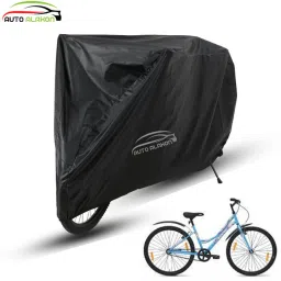 Universal Waterproof Cycle Cover / Bicycle Cover for Roulik Bicycles - Black Bicycle Cover Free Size-23