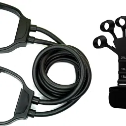 Combo of toning tube and finger exerciser home gym Fitness Accessory Kit Kit-17