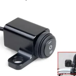 NEW 12V Switch Motorcycle ON-OFF-ON Switch Button Waterproof 16 A Bike Mobile Charger-30
