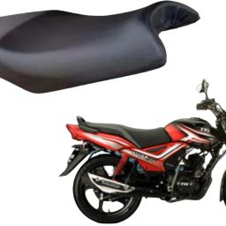STAR CITY PLUS SEAT COVER WASHABLE AND COMFORTABLE FOR TVS STAR CITY PLUS Single Bike Seat Cover For TVS NA-image-18