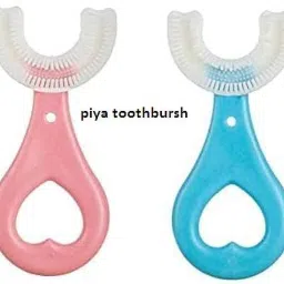 piya U-shaped 2-6 Years Silicone Clean Brushing Kids Teeth Ultra Soft brush-2 Soft Toothbrush-picture-17