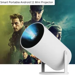 Frony Smart Projector for Home 4K Support Rotabable Design withApp Netflix,YouTubeA409 (4500 lm / 1 Speaker / Wireless / Remote Controller) Portable Projector-19