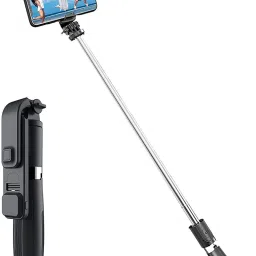 Worricow NEW ARRIVAL 3-in-1 Bluetooth Selfie Sticks Light Multifunctional Phone Holder Tripod, Tripod Ball Head, Tripod Kit-40