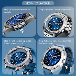 boAt Enigma Switch w/ Switchable Case, 1.39" HD Display, BT Calling & Premium Design Smartwatch image 3