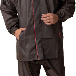 Colorblock Men Raincoat-image-48