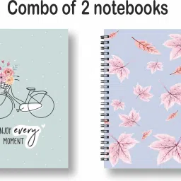combo of 2 Notebooks A5 Diary Unruled 144 Pages-4