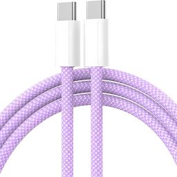 ULTRAWARP USB Type C Cable 3 A 1 m 25W/45W/60W Quick and PD Charge Type C to Type C For i-Phone and i-Pad-image-9