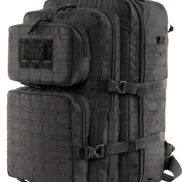 Large 50 L Laptop Backpack Force Plus Tactical Army 50 Litre Bag & Backpack with Laser-cut MOLLE-image-6