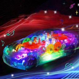 3-D Super Transparent Car Toy ,Gear Simulation Mechanical Car,-image-77