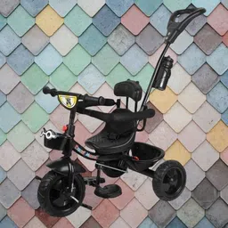 dugri BEST TRIKE PRENTAL HANDLE FOR BABY BOYS AND BABY GIRLS TRICYCLE NEW MODEL FORNT AND BACK BASKET Tricycle-picture-0