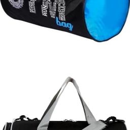 20 L Gym Duffel Bag - premium quality sports bag with separate shoe compartment water L1 resistant - Blue, Black-image-89