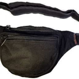 Kanha STRONG COTTON WAIST BAG WITH SOFT FEBRIC ECO FRIENDLY BLACK WAIST BAG-image-44