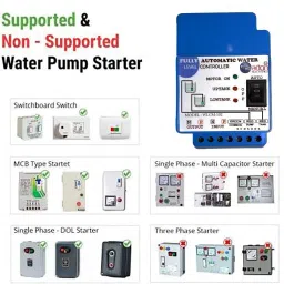 AdonElectronics Fully Automatic Water Level Controller With Float Sensors || For Both Tank || Wired Sensor Security System image 3
