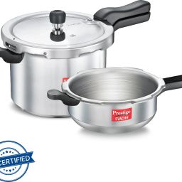 Svachh Combo 5 L, 3 L Induction Bottom Pressure Cooker & Pressure Pan-image-20
