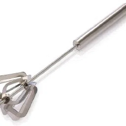 Stainless Steel Hand Mixi - Handy churner/Hand Valona/Hand S.S Churner/Lassi Maker/Butter Milk/Milk Shake/Tadakaa Daal/Cocktail/Sarabat Maker/Cold Coffe at Home Stainless Steel Cage Whisk-12