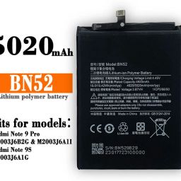 BKN Mobile Battery ForXIAOMI / REDMI / POCO / Mi Mobile Battery For Xiaomi Redmi Note 9 pro BN52 (5020 MAH)-image-55