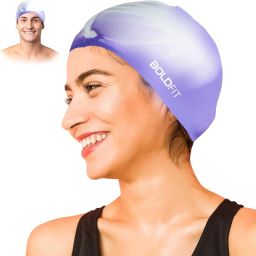 Swimming Cap Men Swim Cap for Women Swimming Pool Cap Full Head Cover Silicon Swimming Cap-image-45
