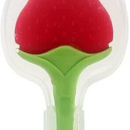 STRAWBERRY TEETHER (SILICONE FRUIT SHAPE RED TEETHER) - SILICON-14