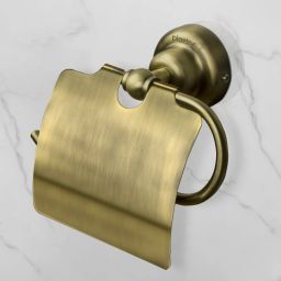 Skyllo Stainless Steel 304 Grade Toilet Paper Roll Holder (Brass Antique) Stainless Steel Toilet Paper Holder-image-82