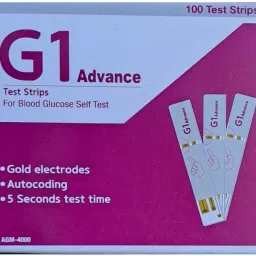 G1 ADVANCE GS100100 100 Glucometer Strips-14