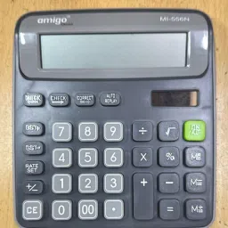 Mi-556N, Calculator with 12-Digit Display, Check & Correct Auto Replay, 120 Steps Check, 3 Year Battery Life, Solar Cell, FinancialCalculator-35
