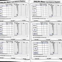 CASH BALANCE REGISTER | CASH BALANCE BOOK (21cm x 34cm, 200 Pages, 90gsm Paper) - Super Quality, Strong Binding, 2-Side Printing 1-Part CASH BALANCE-image-31