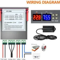 Real Instruments W3028 / STC 3028 Digital Temperature Humidity Controller Incubator Dehumidifier Multipurpose Controller image 3