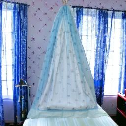 Cotton Infants Washable PollyCotton Washable Ceiling Hung Mosquito Net for Baby Sleeping PC019 Mosquito Net-11