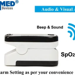 NISCOMED Professional Series Finger Tip Pulse Oximeter with Audio Visual Alarm Pulse Oximeter image 3