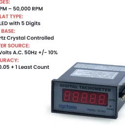systems tech TM-803 Proximity Switch Sensor with Panel Mount Digital Tachometer image 2